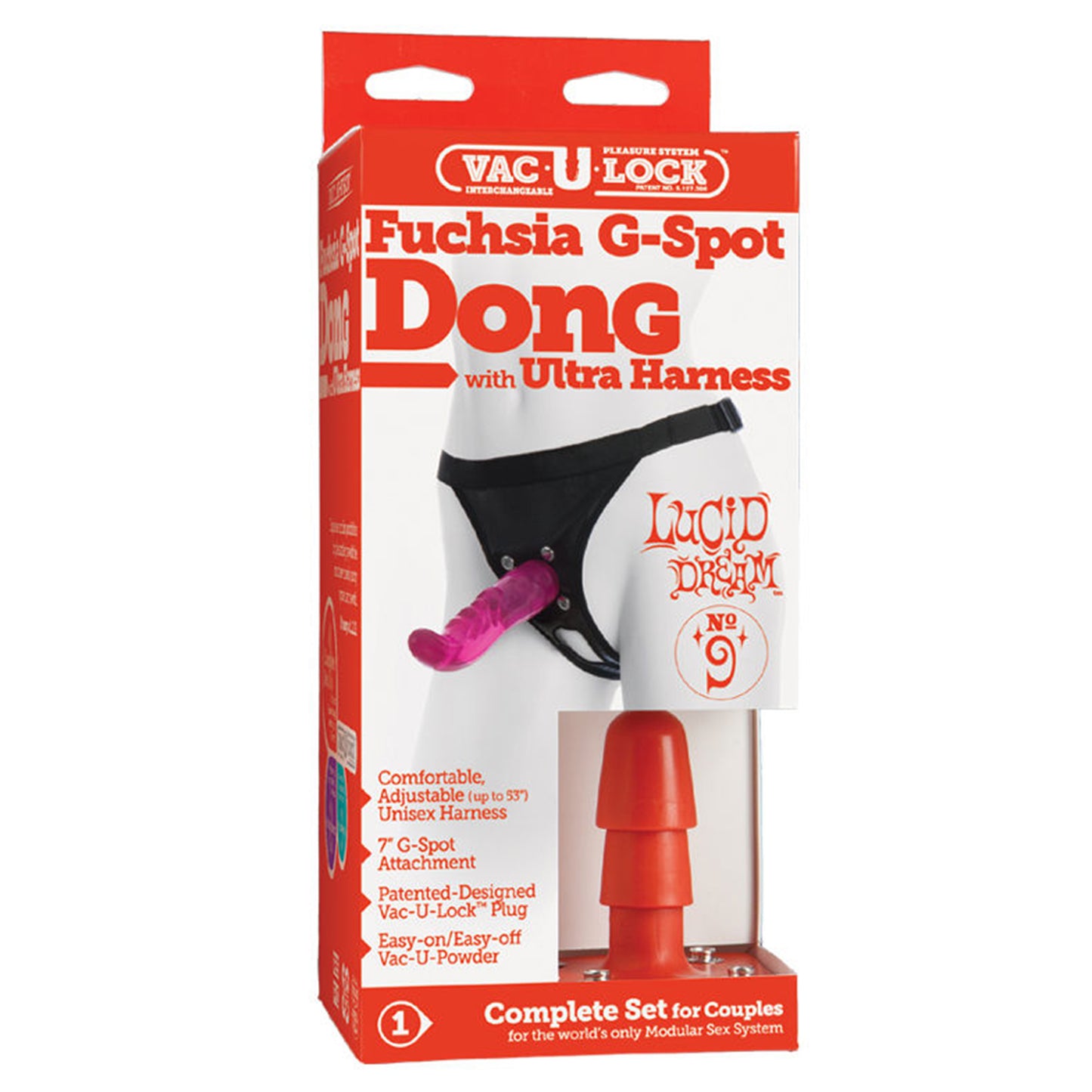Doc Johnson Vac-U-Lock Strap On Lucid Dream No9