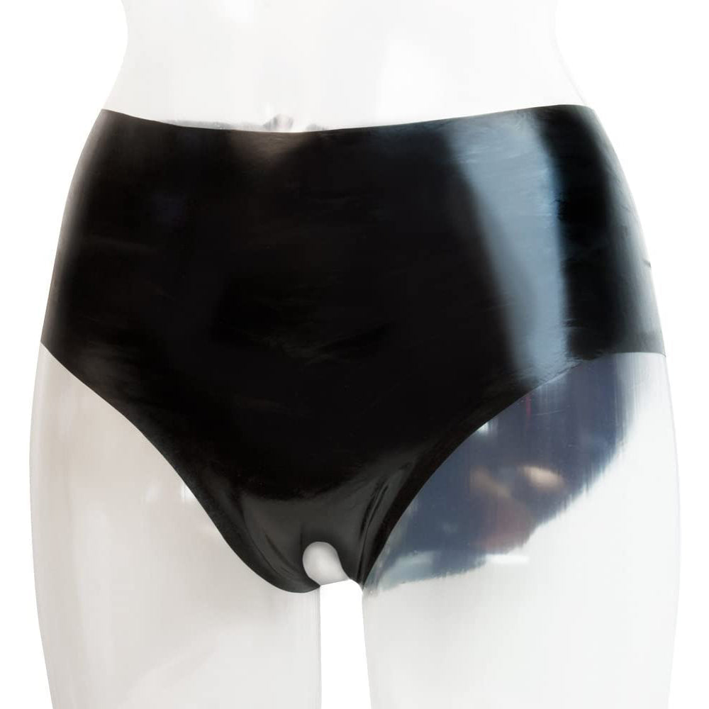 Sharon Sloane Latex Open Crotch Knickers