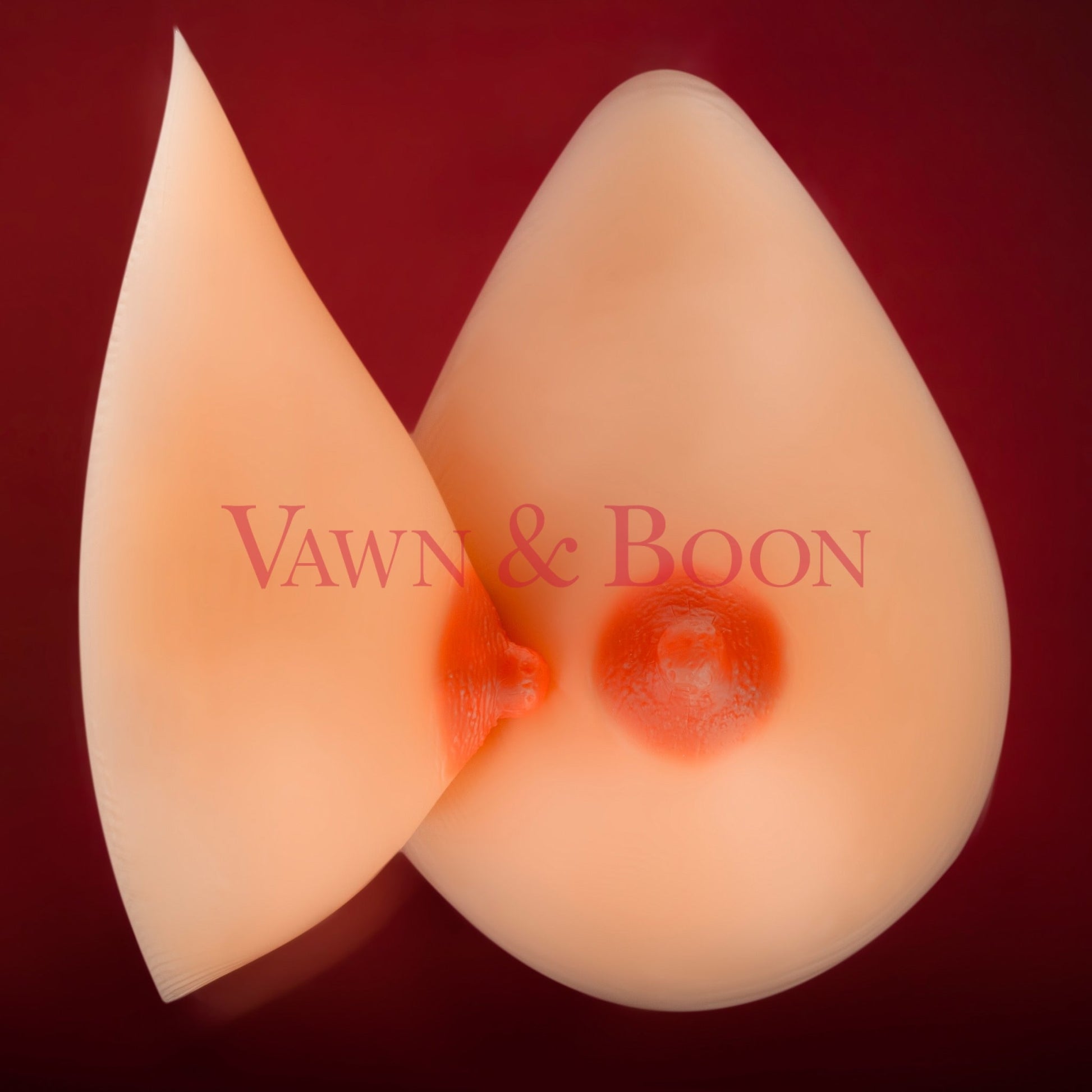 Vawn and Boon Arabella ELECTRA Breast Forms Rose Nipples