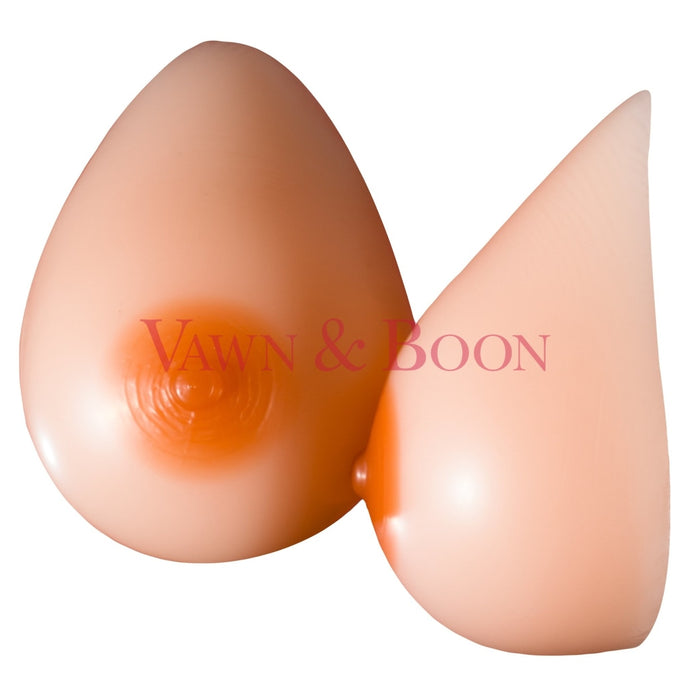 Vawn and Boon teardrop silicone breast forms
