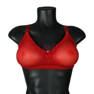 Vawn and Boon Red Sia Bra