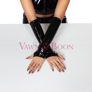 Vawn and Boon PVC fingerless gloves