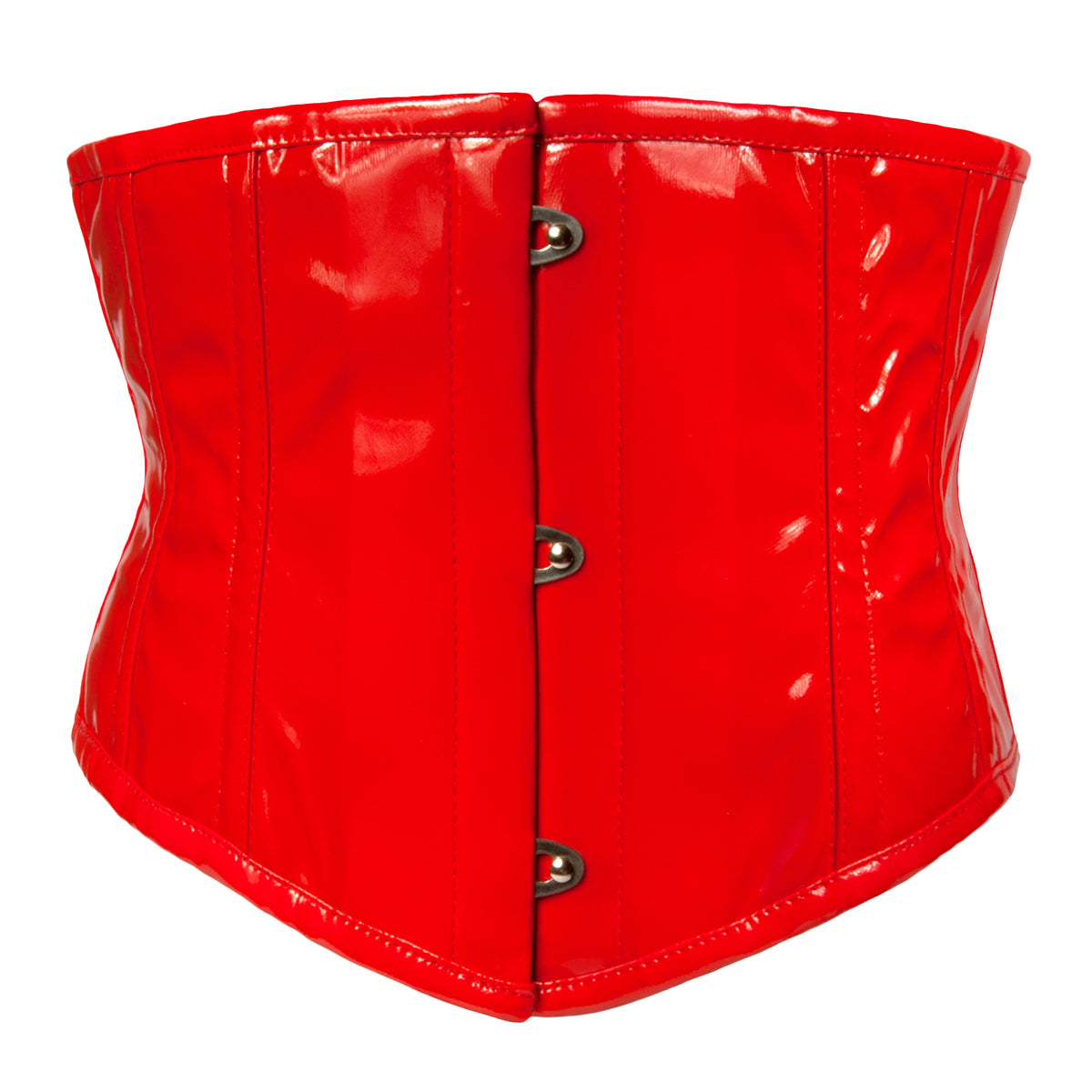 Vawn and Boon Red Wasp steel boned PVC corset