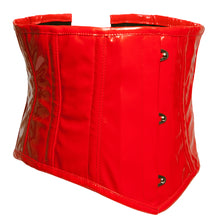 Vawn and Boon Red Wasp steel boned PVC corset