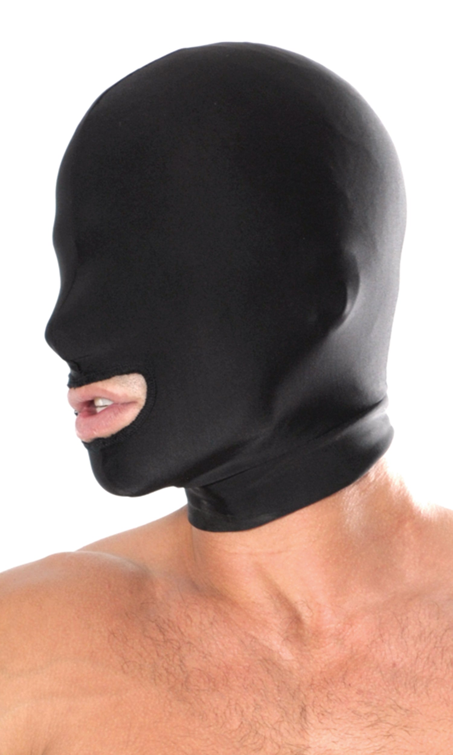 Open Mouth Bondage Hood